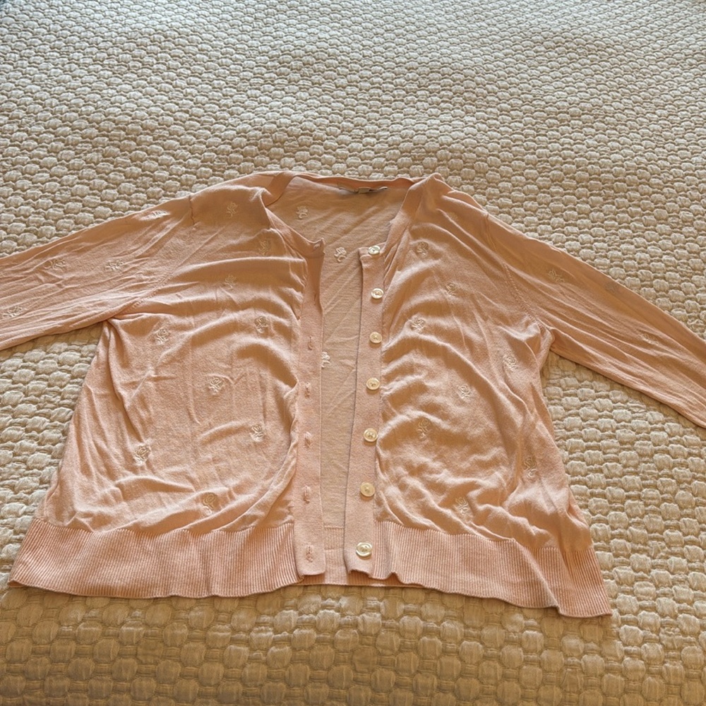 Light pink cardigan